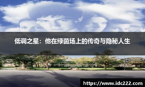 低调之星：他在绿茵场上的传奇与隐秘人生